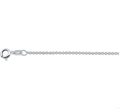 TFT Zilveren Ketting Anker Rond 1,2 mm x 50 cm