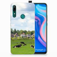 Huawei P Smart Z TPU Hoesje Koeien - thumbnail