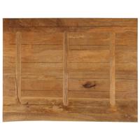 Tafelblad met natuurlijke rand 110x80x3,8 cm massief mangohout - thumbnail