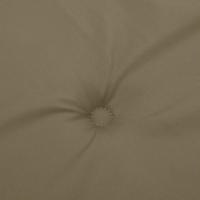 VidaXL Tuinbankkussen 150x50x7 cm stof gemêleerd taupe - thumbnail