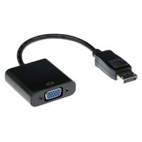 ACT 15 cm Verloop kabel DisplayPort male naar VGA female - thumbnail