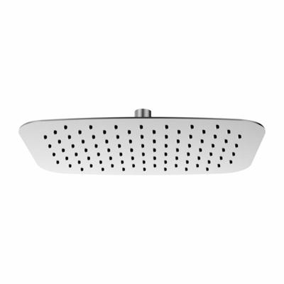 UFO ovale hoofddouche 300x200x2 geborsteld staal