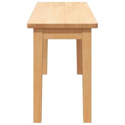 Bank 90 cm massief hout rubber