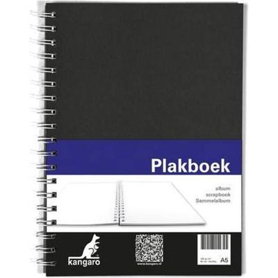 Kangaro K-750083 A5 Plakboek 120 grs 40 Vel Zwart