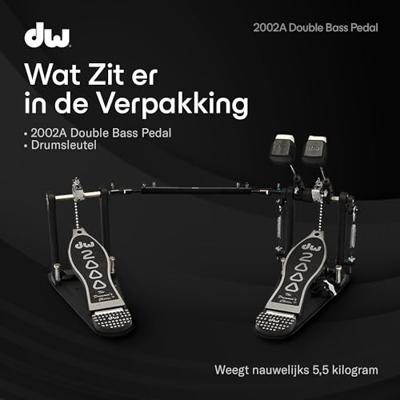 DW 2002A Double Bass Drum Pedal