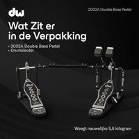 DW 2002A Double Bass Drum Pedal - thumbnail