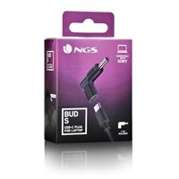 NGS BUD-S - SSONY Laptop USB-C-stekker, Fast Charging (PD) Voeding, Rechthoekig Ontwerp, Compatibel met Sony-modellen, Compacte oplaadadapter - thumbnail