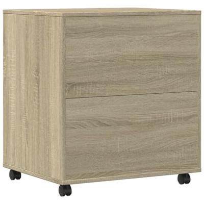 Printerkastje met wielen 60x50x67 cm sonoma eikenkleurig Printerkastje met wielen 60x50x67 cm sonoma eikenkleurig