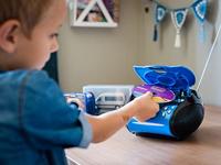 Lenco SCD-24 Draagbare Radio CD Speler Blauw/Zwart - thumbnail