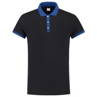 Tricorp Casual 201002 Bi-color unisex poloshirt Marine blauw Koningsblauw M - thumbnail