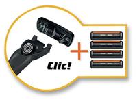 BIC Flex 3 Hybrid scheerapparaat voor mannen Zwart - thumbnail