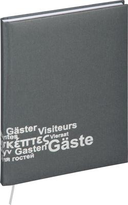 Pagna gastenboek, donkergrijs