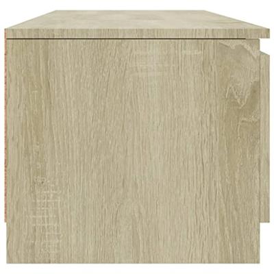 Tv-meubel 140x40x35,5 cm bewerkt hout sonoma eikenkleurig