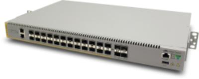 AT-IE510-28GSX-80 | 24 x 100/1000X SFP, 4x 1/10G SFP+, -40°C to 75°C , Internal PSU