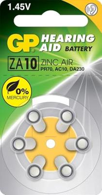 GP gehoor batterij ZA10 blister(6) - 3221910
