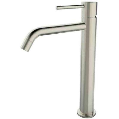 Wiesbaden Style XL Wastafelkraan - Verhoogd - Geborsteld Staal