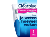 ClearBlue Zwangerschapstest Met Weken-indicator 1 digitale test - thumbnail