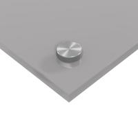 VidaXL Keuken spatscherm lichtgrijs 80 x 50 cm gehard glas - thumbnail
