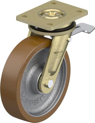 Blickle LS-GB 200K-ST Zwenkwiel met rem Wieldiameter: 200 mm Draagvermogen (max.): 1000 kg 1 stuk(s)