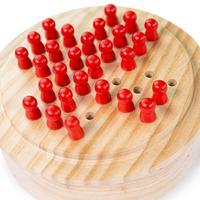 Bigjigs mini solitaire houten spel - thumbnail