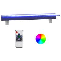 VidaXL Watervaloverlaat met rgb led's 90 cm acryl - thumbnail