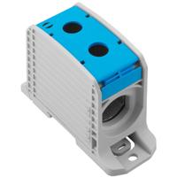 Weidmüller 2502860000 Doorgangsklem 45 mm Schroeven Grijs, Blauw 1 stuk(s) - thumbnail