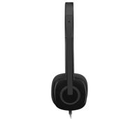 Logitech H151 On Ear headset Kabel Stereo Zwart Ruisonderdrukking (microfoon), Noise Cancelling Volumeregeling, Microfoon uitschakelbaar (mute) Computer - thumbnail
