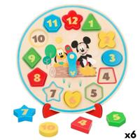 Educatief Spel Disney Horloge (6 Stuks) - thumbnail