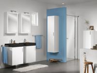 Tiger Baya badkamermeubel 52cm wit incl. spiegelkast - thumbnail