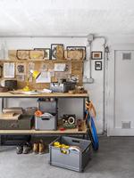 Curver 156011 Opbergbox Unibox Classic L Stapelbaar (b x h x d) 430 x 235 x 350 mm Zilver 1 stuk(s) - thumbnail