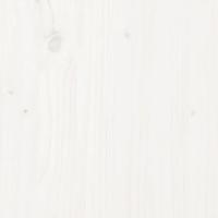 Bedframe massief hout wit 120x190 cm - thumbnail