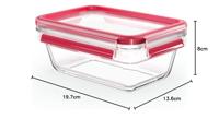 Emsa Clip & Close Glazen vershoudbakje, 0,85 L doos - thumbnail