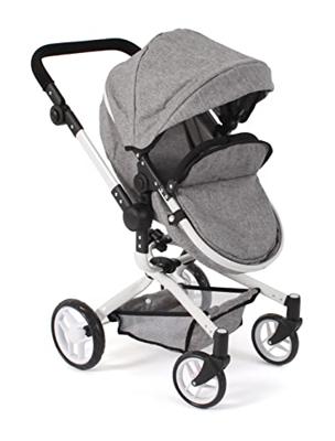 Bayer Chic Poppenwagen yolo combi (jeans grijs)