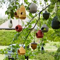 POINT-VIRGULE - Tuin - Vogelhuisje eikel geel - thumbnail