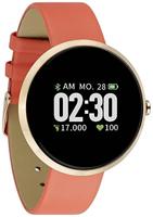 X-WATCH Siona Color Fit Smartwatch Koraal - thumbnail