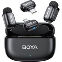 Boya Mini 2 (2 TX + 1 RX USB-C + 1 RX Lightning) zwart - thumbnail