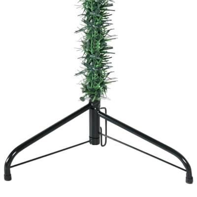 VidaXL Kunstkerstboom half met standaard smal 240 cm groen