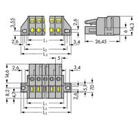 WAGO 231-110/031-000 Female behuizing (kabel) 231 Totaal aantal polen: 10 Rastermaat: 5 mm Inhoud: 25 stuk(s) - thumbnail