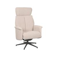 LABEL51 Fauteuil Verdal - Naturel - Boucle - Excl. Hocker - thumbnail