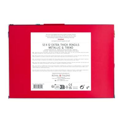 Bruynzeel mega kleurpotlodenset metallic & trendkleuren Bruynzeel mega kleurpotlodenset metallic & trendkleuren