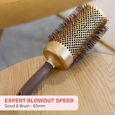Olivia Garden Blow Out Speed Gold and Brown 65mm