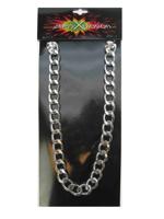 Ketting Gangster zilverkleurig - thumbnail