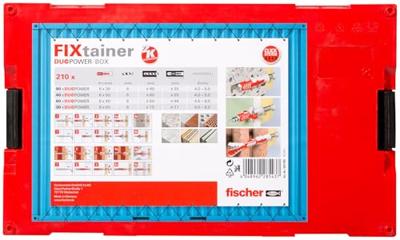 Fischer 541105 FIXtainer - DUOPOWER Plugassortiment 210 stuk(s)
