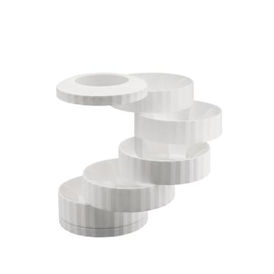 Alessi Plissé Koffiecapsulehouder wit
