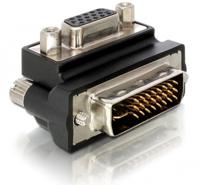 Delock 65172 DVI / VGA Adapter [1x DVI-stekker 24+5-polig - 1x VGA-bus] Zwart - thumbnail