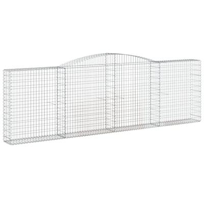 Schanskorven 15 st gewelfd 400x30x120/140 cm ijzer