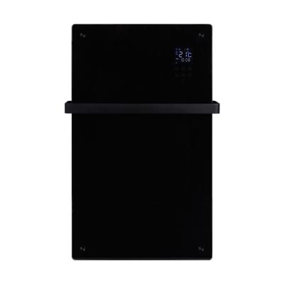 Eurom Alutherm Convectorkachel - 81.5x43.8cm - IP24 - 1200watt - wifi - vloer/wand- Verticaal - metaal/glas zwart mat 361261 Eurom Alutherm Convectorkachel - 81.5x43.8cm - IP24 - 1200watt - wifi - vloer/wand- Verticaal - metaal/glas zwart mat 361261