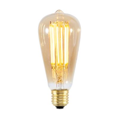 Kooldraadlamp Peer E27 LED 3,5W goldline 14cm, dimbaar - Goud,Transparant