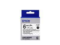 Epson Transparent Tape- LK-2TBN Clear Blk/Clear 6/9 - thumbnail