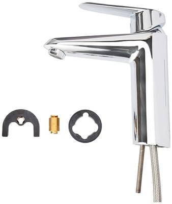 GROHE Eurodisc Cosmopolitan waterbesparende wastafelkraan medium 35mm met temperatuurbegrenzer chroom 23449002 GROHE Eurodisc Cosmopolitan waterbesparende wastafelkraan medium 35mm met temperatuurbegrenzer chroom 23449002